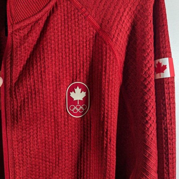 Rare Team Canada LuluLemon Olympics zip up sweater‎ Size Large Historic - Picture 6 of 15